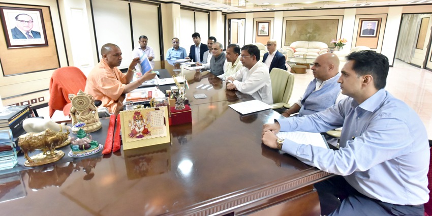 UPCM से शास्त्री भवन में C.I.I. का प्रतिनिधिमंडल मुलाकात करते हुए
