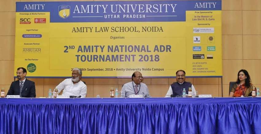 UPCM मंत्रिमंडल के परिवहन राज्यमंत्री 2nd एमिटी नेशनल अल्टरनेटिव डिस्प्यूट रेड्रेशल टूर्नामेण्ट में शामिल हुए