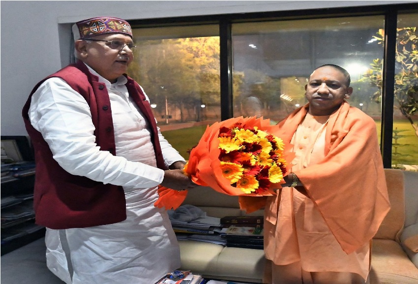 UPCM को कृषि मंत्री सूर्य प्रताप शाही कृषि रैंकिंग में प्रदेश को तृतीय स्थान प्राप्त करने पर बधाई देते हुए