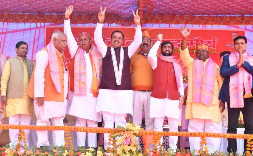 UP_Dy_CM ने बाराबंकी और अयोध्या में विभिन्न परियोजनाओं का शिलान्यास और लोकार्पण किया