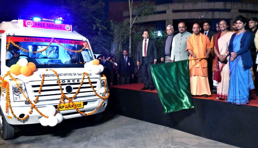 UPCM ने राष्ट्रीय सचल चिकित्सा इकाई सेवा का शुभारम्भ किया