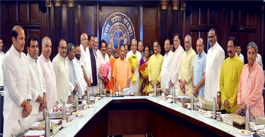 UPCM ने लोक सभा सामान्य निर्वाचन-2019 में सांसद के रूप में निर्वाचित मंत्रियों को सम्मानित किया
