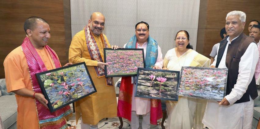 UPCM योगी आदित्यनाथ ने BJP के कार्यकारी अध्यक्ष जे.पी. नड्डा से मुलाकात की