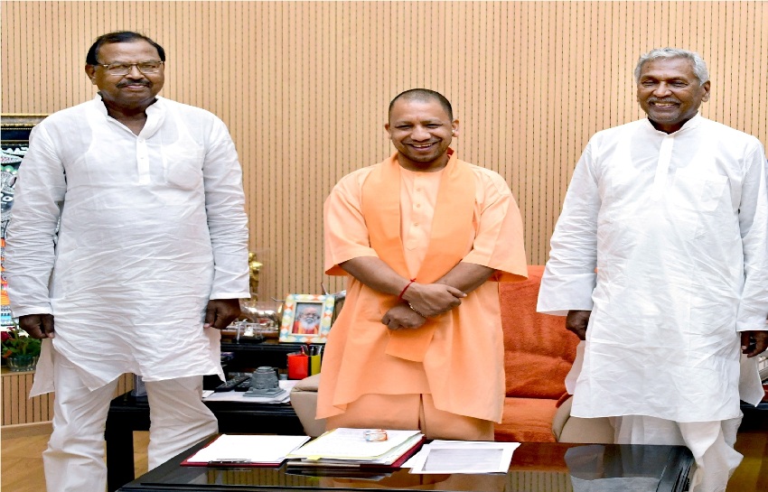 UPCM योगी ने बिहार के नव नियुक्त राज्यपाल फागू चौहान से मुलाकात की