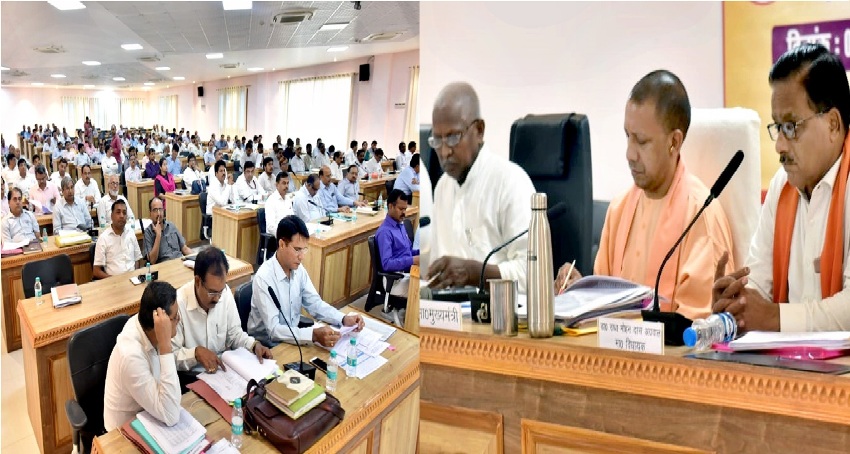 UPCM योगी आदित्यनाथ ने गोरखपुर में जनपद स्तरीय समीक्षा बैठक की