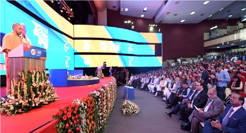 UPCM योगी आदित्यनाथ ने ‘ग्राउण्ड ब्रेकिंग सेरेमनी-2’ के समापन सत्र को सम्बोधित किया