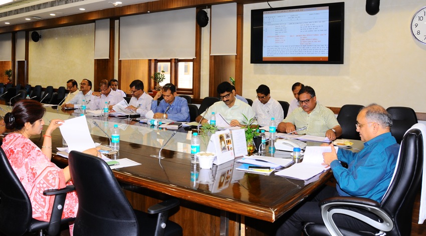 मुख्य सचिव ने अमृत योजना के अंतर्गत गठित 15वीं स्टेट लेवल हाई पाॅवर स्टेयरिंग कमेटी की बैठक की
