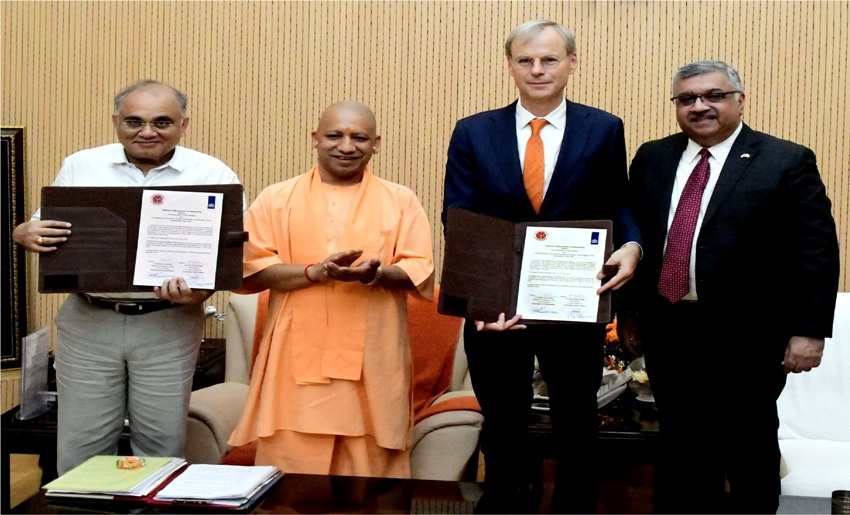 UPCM योगी आदित्यनाथ से नीदरलैंड के राजदूत ने मुलाकात की