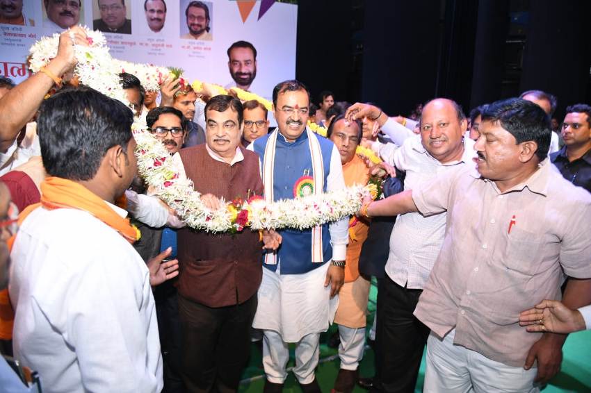 उप मुख्यमंत्री केशव प्रसाद मौर्य नागपुर में माली समाज महाधिवेशन में सम्मिलित हुए