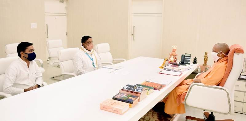 विधायक राम प्रताप वर्मा ने मुख्यमंत्री योगी आदित्यनाथ से भेंट की