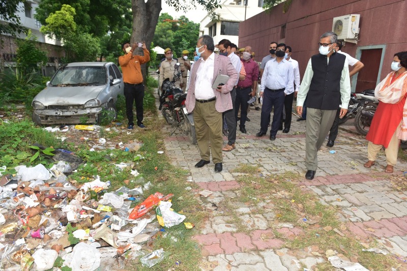 मुख्य सचिव ने क्षेत्रीय परिवहन अधिकारी कार्यालय ट्रांसपोर्टनगर