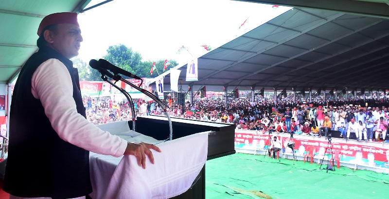 मुजफ्फरनगर में लाखों किसान भाजपा के खिलाफ भर रहे हुंकार : अखिलेश यादव