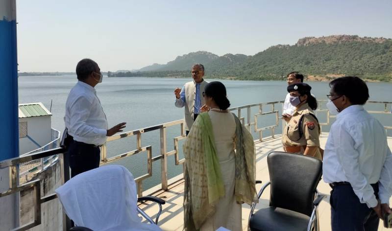 मुख्य सचिव ने अर्जुन सहायक परियोजना एवं काशीपुरा पेयजल परियोजना का स्थलीय निरीक्षण किया