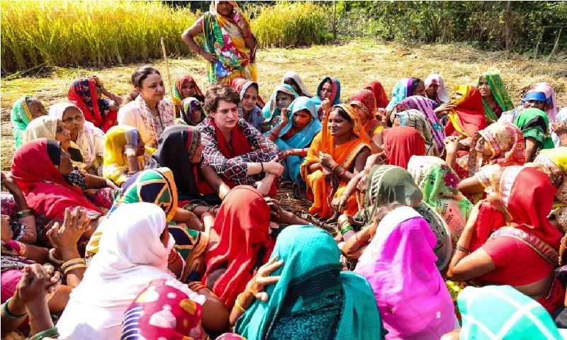 Priyanka Gandhi: प्रियंका गांधी वाड्रा ने की प्रतिज्ञा यात्रा से भाजपा का छूटा पसीना