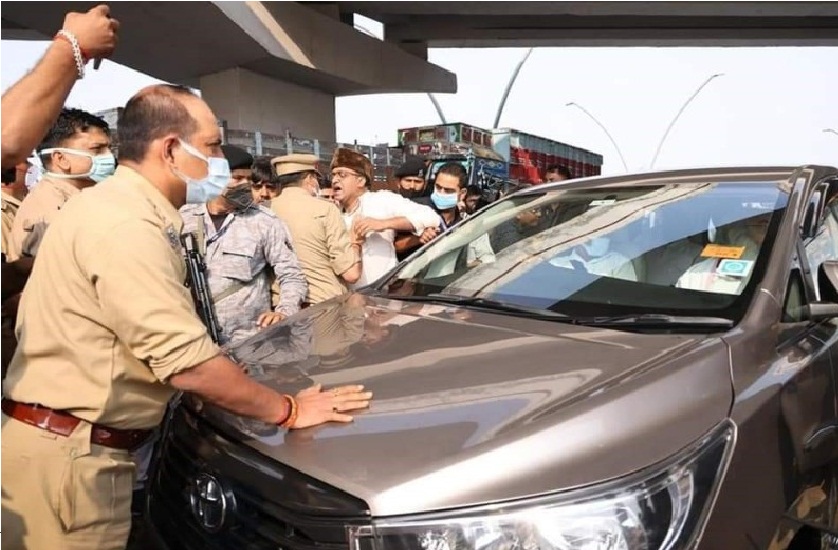 प्रियंका गांधी को आगरा जाने से रोकने की योगी सरकार की कार्यवाही तानाशाही