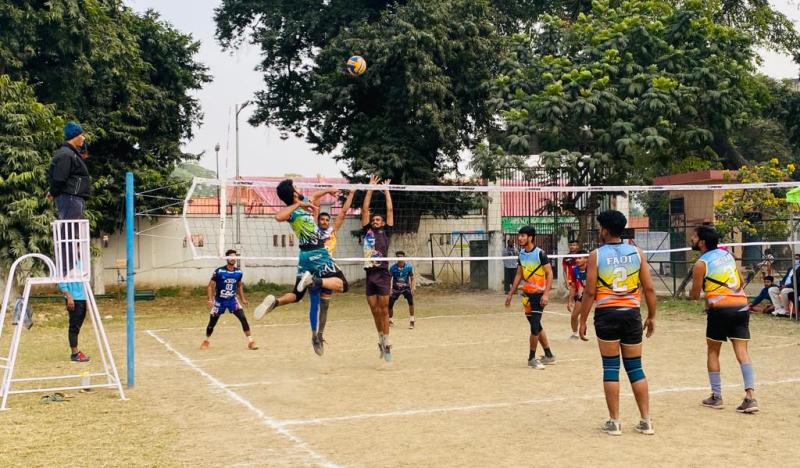 ग्रामीण खेल प्रतियोगिता के अंतर्गत कबड्डी एवं बॉलीबाल प्रतिस्पर्धा का आयोजन