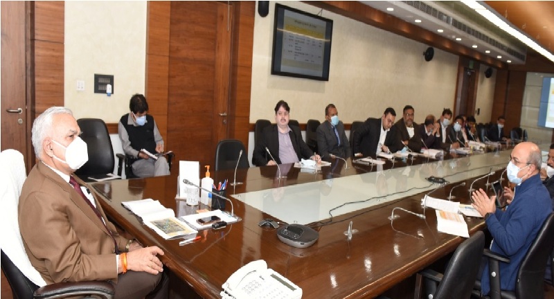 मुख्य सचिव दुर्गा शंकर मिश्र की अध्यक्षता में लखनऊ ग्रीन काॅरीडोर प्रोजेक्ट की बैठक