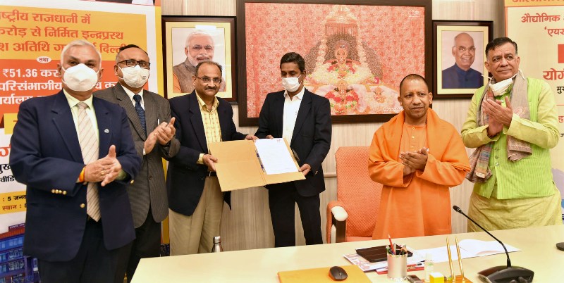 एयर लिक्विड कम्पनी द्वारा स्थापित किए जा रहे ऑक्सीजन उत्पादन संयंत्र का शिलान्यास: योगी