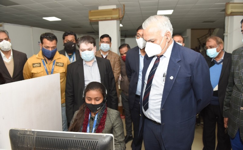 मुख्य सचिव ने इंटीग्रेेटेड कमाण्ड एण्ड कन्ट्रोल सेन्टर का औचक निरीक्षण किया