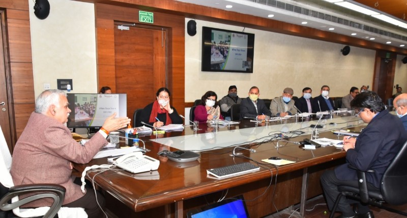 Chief Secretary reviewed the plans of Basic, Secondary, Higher Education Department and Skill Development Mission