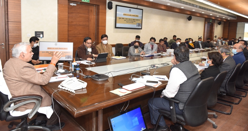 मुख्य सचिव ने आवास, नगर विकास, नमामि गंगे, पर्यटन एवं संस्कृति तथा वन एवं पर्यावरण विभाग की समीक्षा की