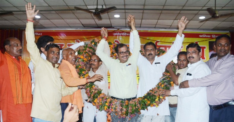 राकेश सिंह उत्तर प्रदेश रोडवेज कर्मचारी संघ अध्यक्ष निर्वाचित